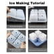 thumbnail image 2 of 3D Rectangular Ice Cube Tray Large Silicone Fun-Shaped Ice Mold for Whiskey, Cocktails Reusable Household Ice Cube Molds, 2 of 5
