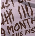 thumbnail image 5 of 9 Months On The Inside Tally Marks Toddler Boy Girl T Shirt Infant Toddler Brisco Brands 18M, 5 of 6