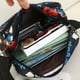 thumbnail image 5 of Bolso de mujer, bolso de madre, bolso de hombro de gran capacidad, bolso de puesto, bolso de mujer de mediana edad y anciana, bolso de mensajero de tela con flores, 5 of 6
