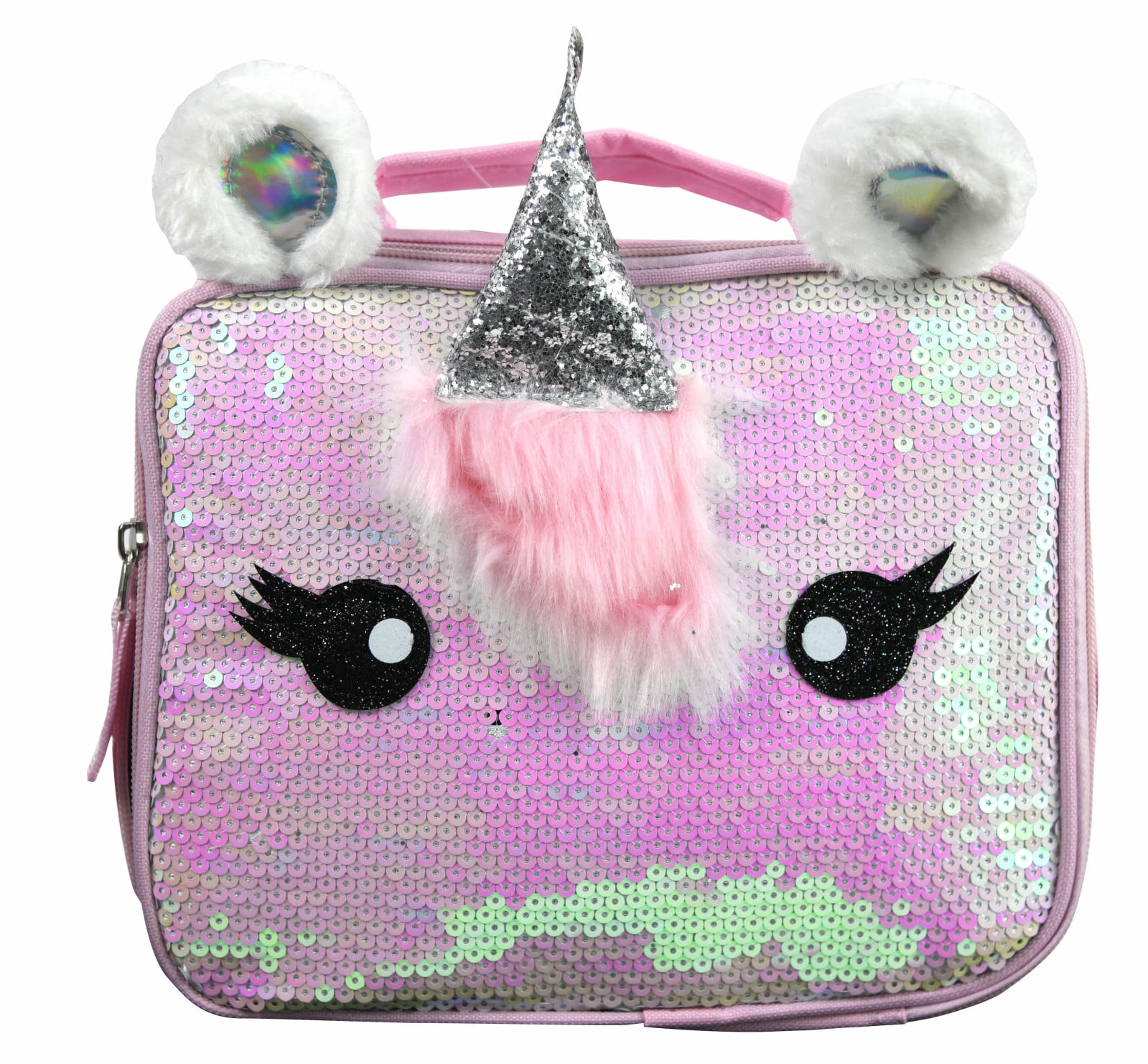 unicorn sequin lunch bag