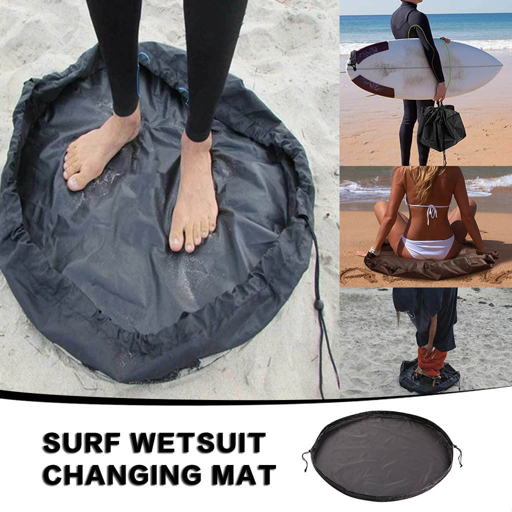 Surf Wetsuit Diving Suit Change Mat Receive Bag Waterproof Nylon Pack Charm 