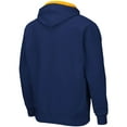 thumbnail image 3 of Men's Colosseum Navy West Virginia Mountaineers Big & Tall Full-Zip Hoodie, 3 of 3