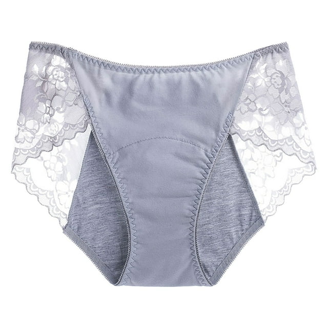 PMVFHDE Culottes Femme Taille Basse Rayées Bikini Invisible Sans Couture Gris