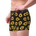 thumbnail image 2 of Yiaed Sunflowers Print Men's Soft Cotton Boxer Shorts Breathable Boxers Underwear Moisture-Wicking Underwear Stretch Boxer Briefs for Man-XX-Large, 2 of 5