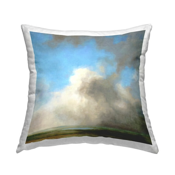 Stupell Industries Rural Looming Clouds Decorative Printed Throw Pillow Design by Suzanne Nicoll