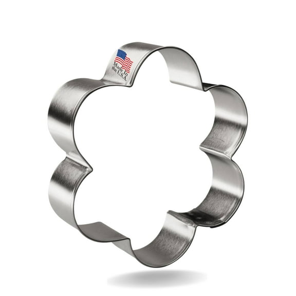 Scallop Flower Cookie Cutter 3.75 in