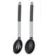 thumbnail image 1 of Paquete de 2 cucharas grandes de silicona para cocinar, cucharas antiadherentes sólidas para untar, utensilios de cocina resistentes al calor para mezclar, servir y escurrir, 1 of 6