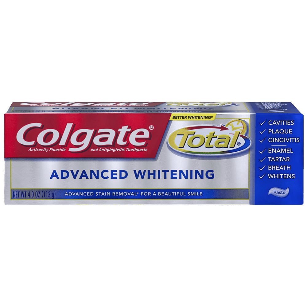 Colgate Total Advanced Whitening Toothpaste, Paste 4 oz