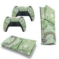 thumbnail image 5 of Green Bamboo Moon Console Skin Bundle for PS5 Pro Slim Disc & Digital / PS4 – Full Wrap + Dual Controller Flair, 5 of 5