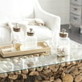thumbnail image 2 of DecMode 9", 10", 12"H Glass Decorative Jar, Clear, 3 - Pieces, 2 of 7