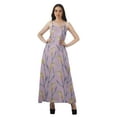 thumbnail image 1 of Moomaya Summer Outfit Women Rayon All Over Printed Plus Size Party Dresses, 1 of 4