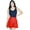 American Beauty, variant on American Apparel Women's Gabardine Tennis Skirt, American Beauty, X-Small