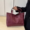 thumbnail image 6 of Eolstice Fashion Casual Bag Women's, Shoulder Bag Handbag Messenger Bag, Wallet and Purse Combo, for Daily Use, Work, Travel, Sturdy Material, Multiple Pockets(Burgundy), 6 of 6