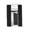 thumbnail image 7 of Mainstays Waffle-Weave Fabric Shower Curtain, Textured Cotton Blend with Recycled Polyester, 72” x 72”, Rich Black, 7 of 7