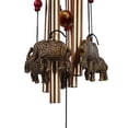 thumbnail image 1 of Adorno de Campanilla de Viento de Metal Con Patrón de Elefante para decoración de la decoración y exterior., 1 of 7