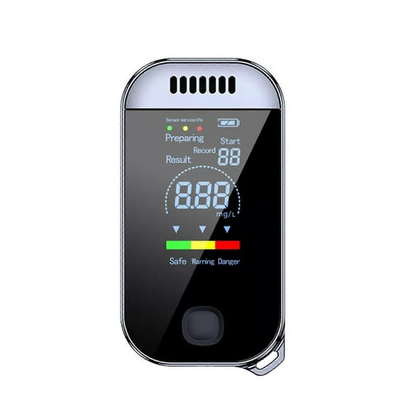 Digital LCD Breath Breathalyzer Test Alcohol Analyzer Detector 0.000~0.199%