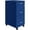 Blue, variant on Pemberly Row Modern 3-Drawers Vertical Navy Metal Filing Cabinet Pre-assembled