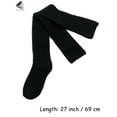 thumbnail image 2 of PULLIMORE Womens Fuzzy Socks Winter Warm Fleece Lined Knee High Long Sock Cozy Fluffy (Black), 2 of 7
