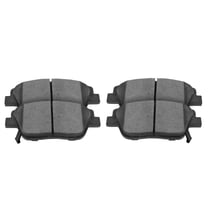 AutoShack Ceramic Brake Pad Set – 8-Piece Front & Rear Kit For 2017-2019 Kia Soul, 2019-2024 Forte, 2020-2022 Forte5, 2018-2020 Hyundai Elantra GT, 2021-2023 Kona FWD