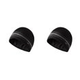 thumbnail image 1 of Qarigey Gorras holgadas Tela de malla a prueba de frío Casual Colores surtidos Gorro de moda Tejido Material premium Gorro de lana Negro Negro 2piezas Qarigey CBP307442, 1 of 6