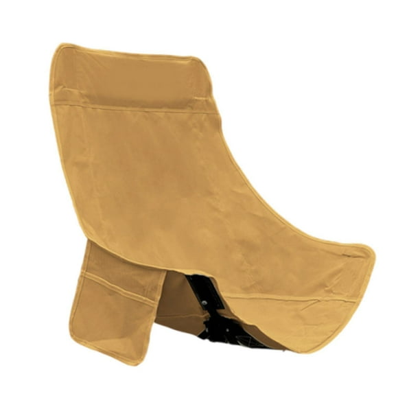 Funda de repuesto para silla de camping con bolsillo lateral y asiento resistente al desgaste. High Back caki