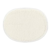 Oval Carpet Floor Mat Off-White 30*40,1Pc Carpet,30*40Cm Anti-SBoy Fluffy Shaggy Area Rug Home Bedroom Bathroom Floor Door Mat