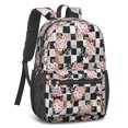 thumbnail image 2 of Pioneer Flower Floral Print Pattern 17" School Backpacks for Teens,Waterproof Oxford Fabric,S-Shape Padded Straps for School,Travel,Hiking,Camping, 2 of 5