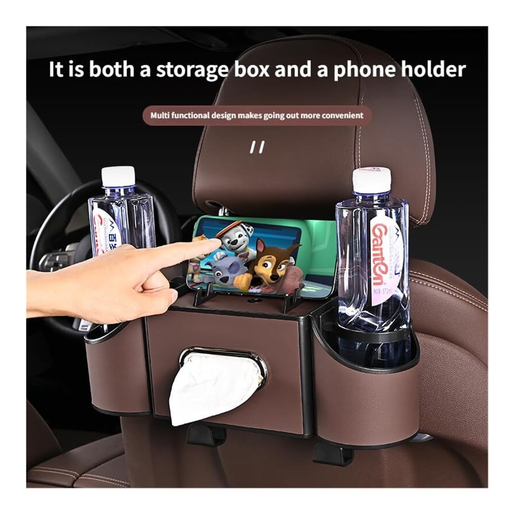 Car Organizer Back Seat, Multi-Pocket Backseat Car Organizer for Car Storage and Organization, Universal Car Seat Back Organizer for Travel, Family & Daily Use