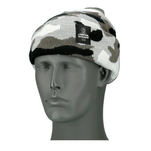 RefrigiWear Camo Knit Cap - Insulated, Moisture-Wicking, Warm Winter Beanie, Durable Outdoor Headwear