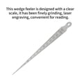 thumbnail image 5 of Calibre Cónico De Acero Inoxidable De 0-15 Mm, Calibrador De Soldadura De Cuña Métrica, Transparente, Resistente, Portátil, Herramienta De Medición De Agujeros De Molienda, Herramienta De Inspección Noticed TO002017-00, 5 of 5