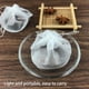 thumbnail image 3 of Matsuzay Bolsitas de té en forma de barco con cuerda, bolsa de papel perfumada vacía para hierbas, infusor de té de hojas sueltas, bolsillo de tela Teteras  100 piezas Matsuzay HA079791-02, 3 of 6