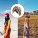 thumbnail image 5 of Nudo Turbante Damas Sonducket Hijab Bohemio Plisado, 5 of 6