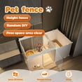 thumbnail image 5 of Luxury Villa Pet House, Multiple Combination Pet Fence, Home Pet Fence with Bedroom Design, Suitable for Small and Medium Dogs, Easy Installation, 5 of 8