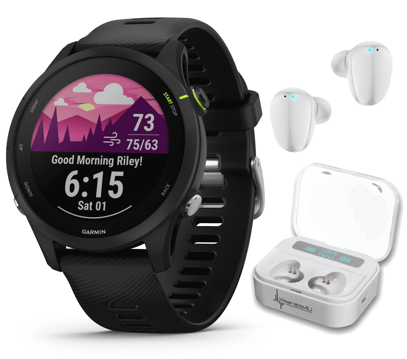 Garmin Forerunner 255 Music GPS Running Smartwatch with 