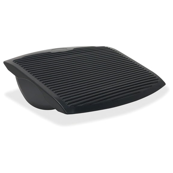 Rocking Footrest, 17-3/4 by 13-7/8 by 3-Inch, Black