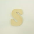 thumbnail image 1 of Package of 1, 8 Inch X 3/4" Thickness Baltic Birch Wood Letter s in The Goudy Heavy Font, Thick, Lower Case for Art & Craft Project, Made in USA, 1 of 4