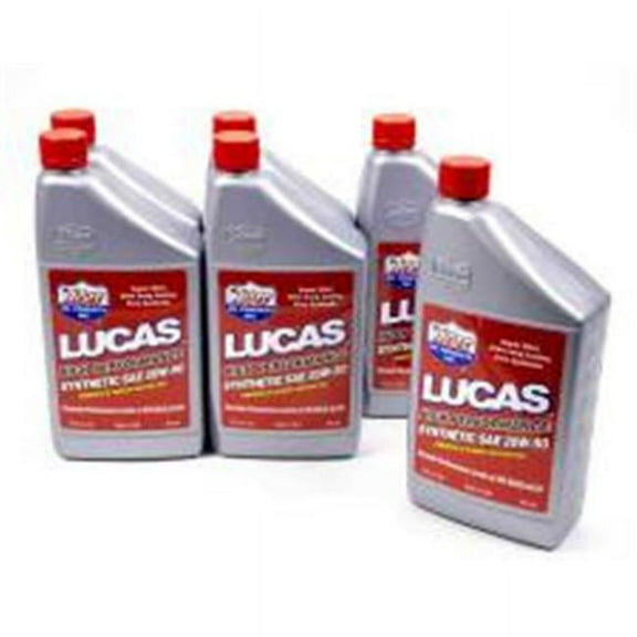 Lucas Oil 10054 1 qt. SAE 20W-50 Synthetic Motor Oil - Case of 6