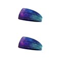 thumbnail image 4 of Qarigey Diadema de ganchillo, banda para la cabeza deportiva Unisex, tinte de corbata, estampado ancho, accesorios para el peinado del cabello tipo 3 2piezas Qarigey CBP275066, 4 of 6