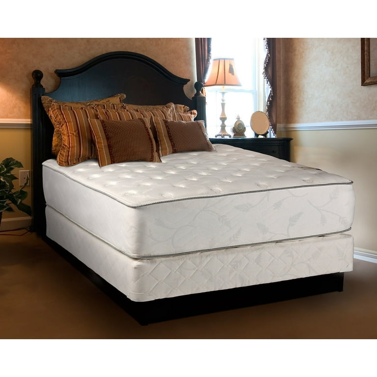 Exceptional Plush Two Sided Mattress Set with Bed Frame Included High Quality Foam Orthopedic Premium Edge Guards Longlasting Comfort by Dream Solutions USA Twin size 39 x75 x12 Walmart