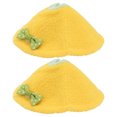 thumbnail image 3 of CIMAXIC 2Pcs Bird Protective Collars Parrot Neck Collar Anti-pecking Neckband (Yellow),4.33"X2.36"X0.2", 3 of 5