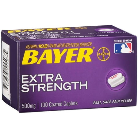 Bayerxtra Strength Aspirin, 100 CT (Pack of 3)