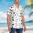 thumbnail image 5 of Bunny Party Hawaiian Shirts For Men, Summer Short-Sleeve Relaxed-Fit Button-Down Shirts Xx-Large, 5 of 9