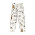 thumbnail image 4 of Balery Men'S Coffee Pants,Sleepwear Pants,Pajama Pants,Pj Bottoms Drawstring And Pockets-Xx-Large, 4 of 9