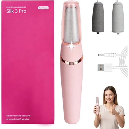 Callus Remover Pedicure Wand for Feet, Rechargeable Electric Foot File for Dead Skin & Dry Callus, Smooth Feet Home Spa Tool, Ideal Gift