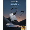 thumbnail image 3 of Adaptador Lemorele HDMI 4K a USB C 2.4G/5G, 3 of 9