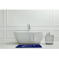 thumbnail image 3 of Simply Daisy 24" x 17" Plush Microfiber Blue Football Bath Mat, 3 of 4