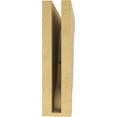 thumbnail image 4 of 3"W x 12"D x 12"H Thin Asheboro Rough Cedar Woodgrain TimberThane Corbel, Primed Tan, 4 of 6
