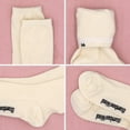 thumbnail image 7 of BambooMN Unisex Men and Women's Rayon from Bamboo Wool Blend Athletic Crew Socks for Home, Travel, Work and Sport - White - 4 Pairs - Medium, 7 of 7
