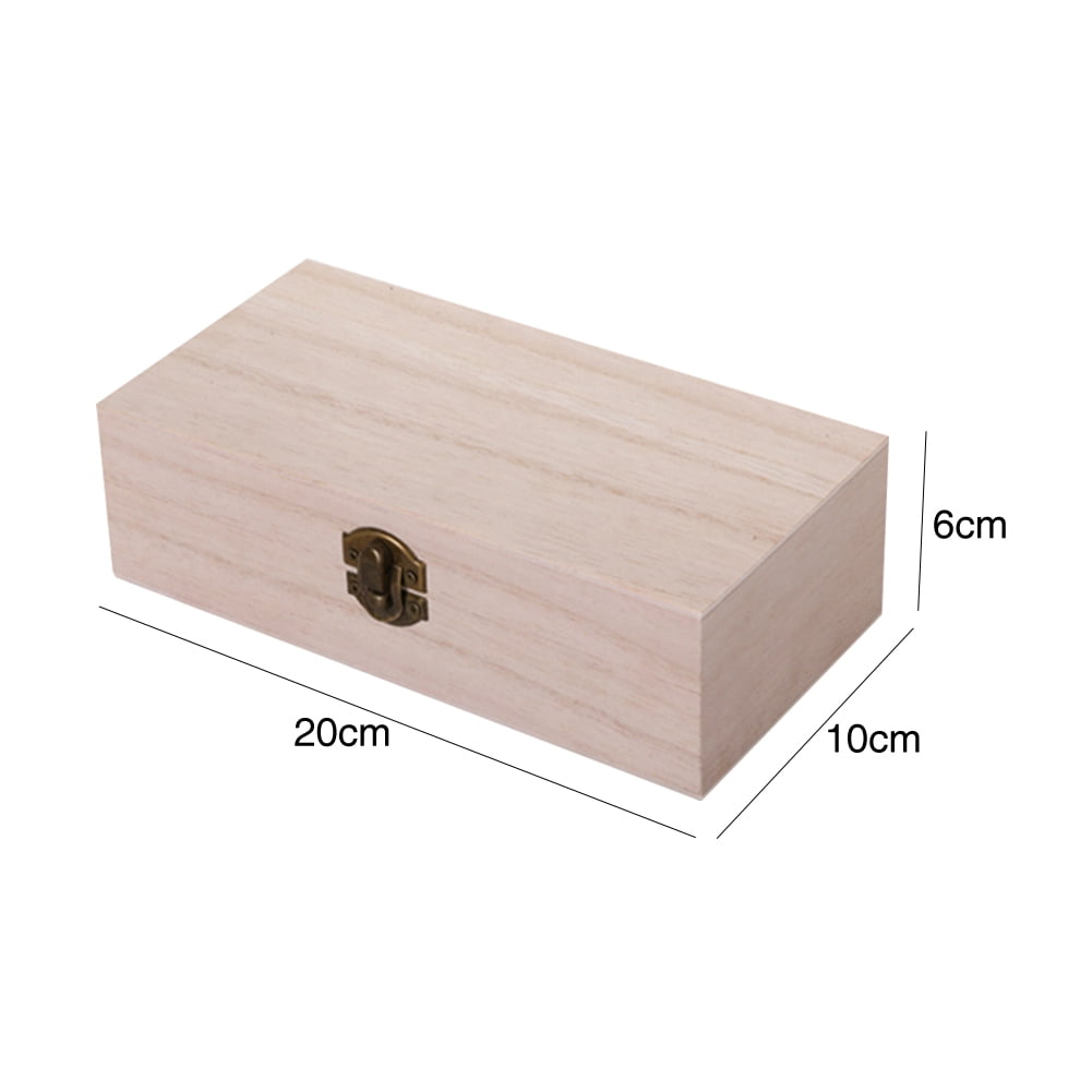 Details about   Jewelry Case Space Saving Sundries Organizer Lock Lid Wooden Storage Box Makeup 