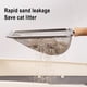 thumbnail image 4 of Pala de arena para gatos con mango de madera de acero inoxidable, herramienta especial para arena para gatos, pala de arena para mascotas trepadoras, 4 of 5